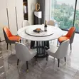 Set ya Dining ya Viti 6 kwa Mambo ya Ndani ya Kisasa - 1