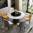 Set ya Dining ya Viti 6 kwa Mambo ya Ndani ya Kisasa - 4