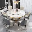 Set ya Dining ya Viti 6 kwa Mambo ya Ndani ya Kisasa - 5