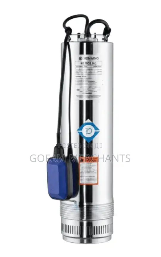 Doyin 1.25 HP Well Pump, 6600L/H, 64m Max Height - 1