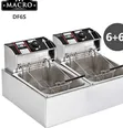 Electric Stainless Steel Double Deep Fryer - 2