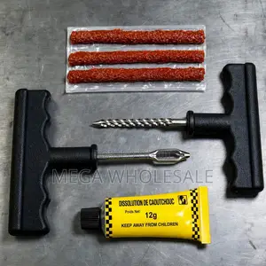 High Strength T-Handle Tubeless Tire Puncture Repair Kit