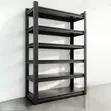 Brand New 5-Shelf Steel Storage Rack - Black - 3