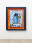 Art: The Blue Door Acrylic Painting - 2