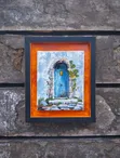 Art: The Blue Door Acrylic Painting - 3