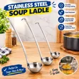 Stainless Steel Soup Ladle (105cc - 180cc) - 1