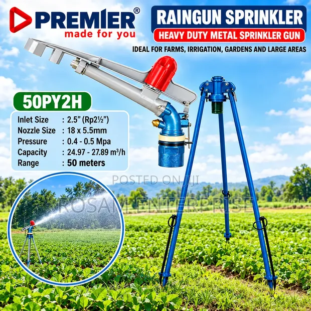 Brand New Raingun Sprinkler 2.5", 50 Metres - 1