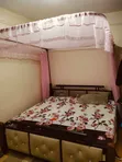 Classic Bedroom 2 Stand Rail Mosquito Nets - Queen Size - 1