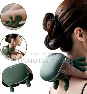 4D Umeme Neck na Shoulder Massager na Joto