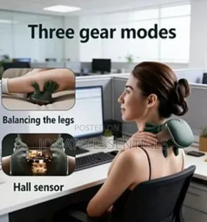 4D Umeme Neck na Shoulder Massager na Joto