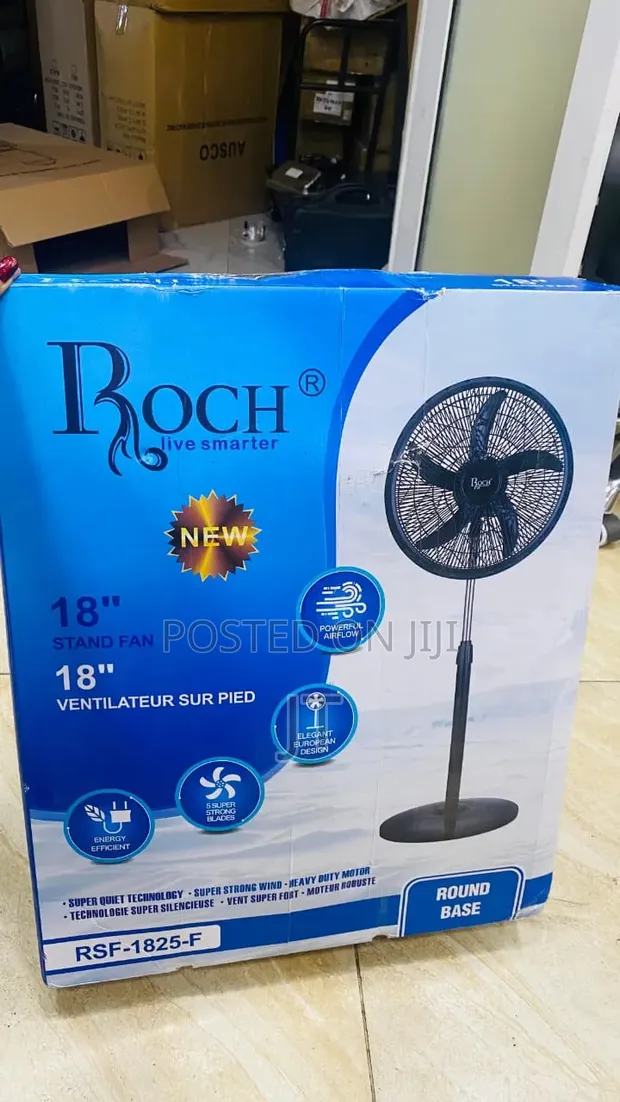 Roch Standing Fan ya Inchi 18 - 1