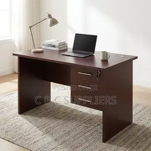 Brown Clerical Home Study Desk - 1.0m