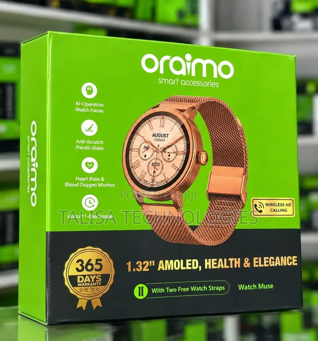 Oraimo Smartwatch - Rose Gold - 1