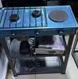 Standing Cooker 3 Burners with Shelves - 1