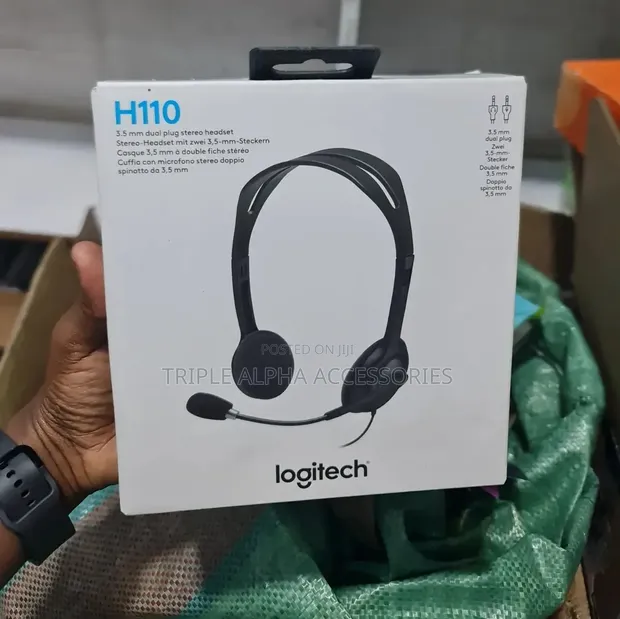 Logitech H110 Headphones za Stereo Zinazotumia waya - 1