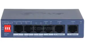 Dahua 6-Port Cloud Managed PoE Switch (4 PoE Ports, 36W)