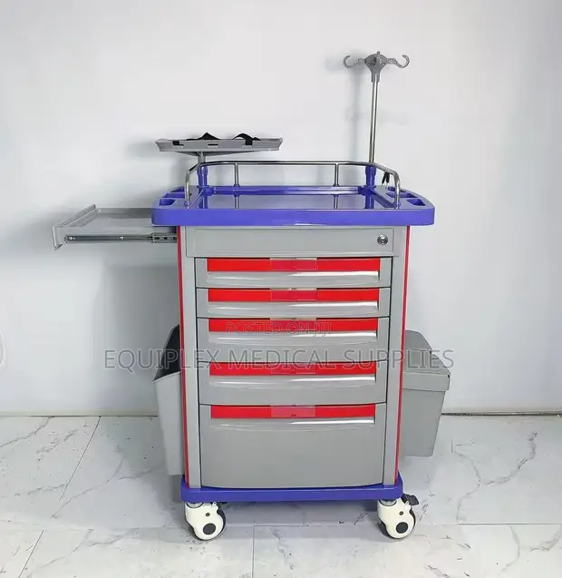 Crash Cart for Emergency Equipment - 1