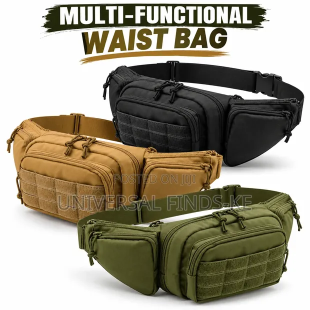 Tactical Waist Bag - Outdoor Utility Belt Pouch - 1