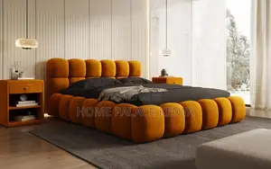 Luxury Bubble Upholstered Bed - Super King