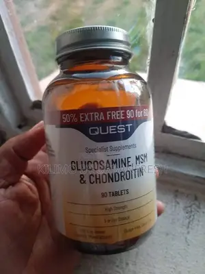 Vidonge vya Quest Glucosamine MSM Chondroitin