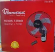 Ramtons 16-Inch Wall Fan yenye Remote - 2