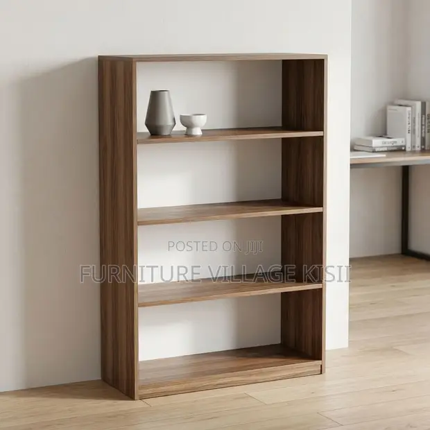 5 Tier Wooden Open Bookshelf - 1