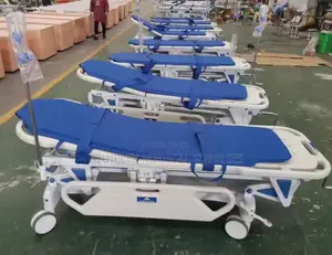 Stretcher ya Usafiri wa Wagonjwa wa Hospitali ya Hydraulic (ABS)