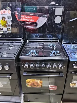 Roch 60x60 Jiko la Gesi 3 + Umeme 1 na Oven ya Umeme