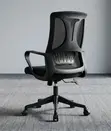 Ergonomic Mid-Back Office Chair - Black - 2