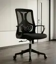 Ergonomic Mid-Back Office Chair - Black - 3