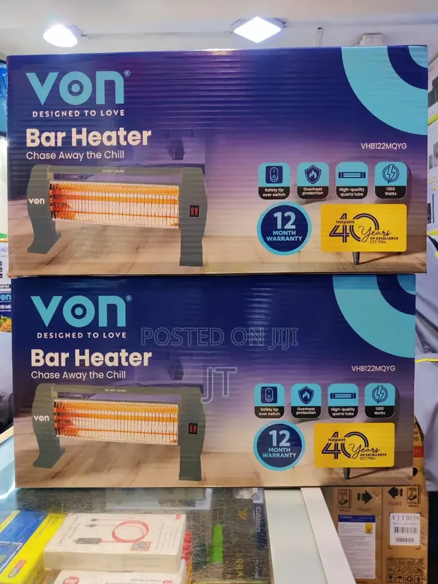 Von Bar Heater 1200W - 1