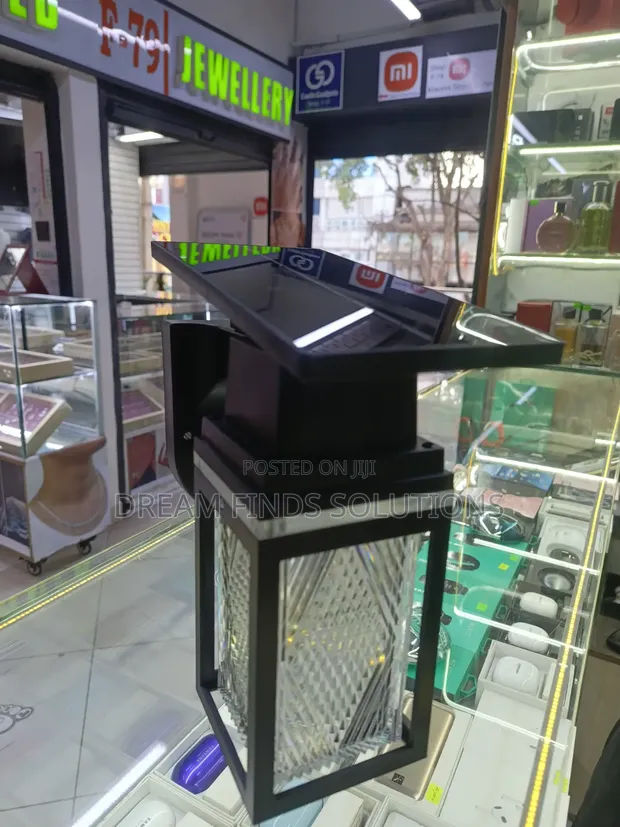 Auto-Dimming LED Solar Outdoor Gate Lamp - 1