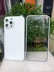 Kifuniko cha Nyuma Nyeupe Matte & Kinga ya Skrini kwa iPhone 13 Pro Max - 1