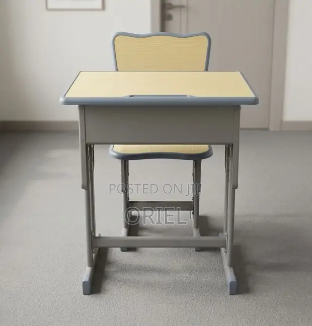 Adjustable Height Kids Desk & Chair Set - Ergonomic Study - 1