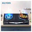 Ailyons 2 Burner Gas Cooker Stainless Steel - 1