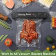 100 Pcs Vacuum Sealer Bags - Pre-Cut Food Saver - 3