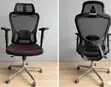 Kiti cha Ofisi cha Orthopedic Ergonomic chenye Mkeka Mrefu - Nyeusi - 3