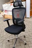 Kiti cha Ofisi cha Orthopedic Ergonomic chenye Mkeka Mrefu - Nyeusi - 4