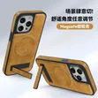 iPhone 15 Pro Max Leather Case with Stand - 1