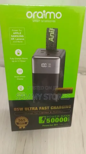 Oraimo 85W 50000mAh Ultra Fast Power Bank