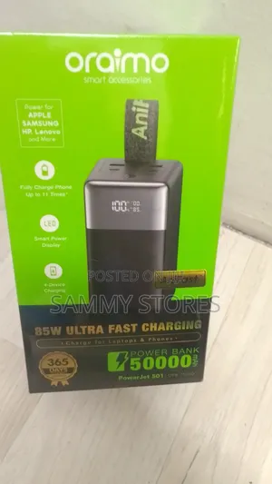 Oraimo PowerJet 501 50,000mAh 85W Power Bank