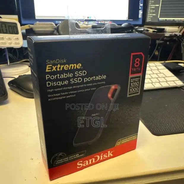 SanDisk Extreme Portable SSD E61 V2 | 8TB | USB 3.2 Gen2 - 1