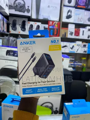 Anker 140W 4-Port Chaja ya USB-C PD 3.1
