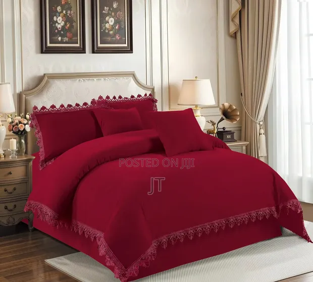 6-Piece Duvet Set with Bed Skirt (6x7) - 1