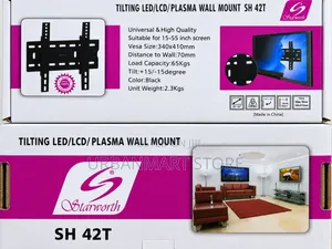 Starworth Tilting TV Wall Mount Mpya 15-55 Inch