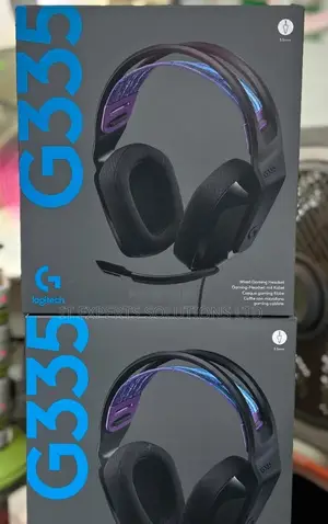Logitech G335 Wired Gaming Headset - Nyekundu