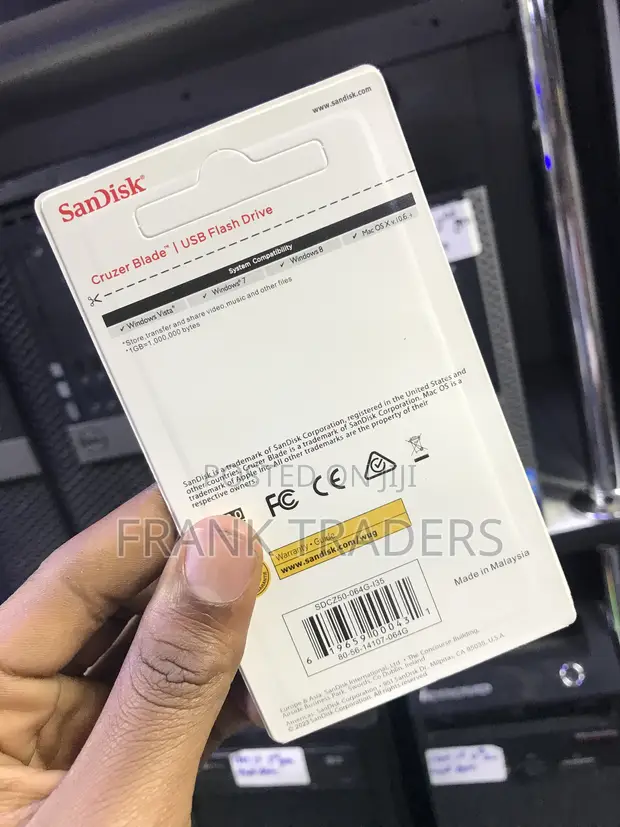 Sandisk Cruzer Blade USB 2.0 64GB - 1
