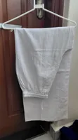 Zara Wears White Linen Trouser Set - 4