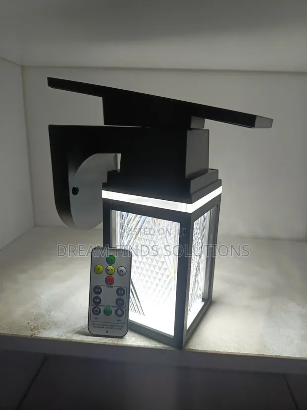The Grand Vista: Luxury Diamond-Refraction Solar Entryway Sconce - 1
