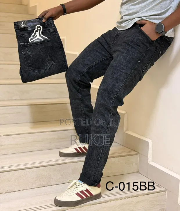 Plain Jeans for Men - 1